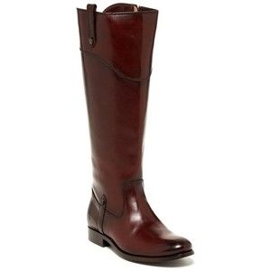 FRYE Melissa Tab Leather Riding Equestrian Boots SIZE 8.5